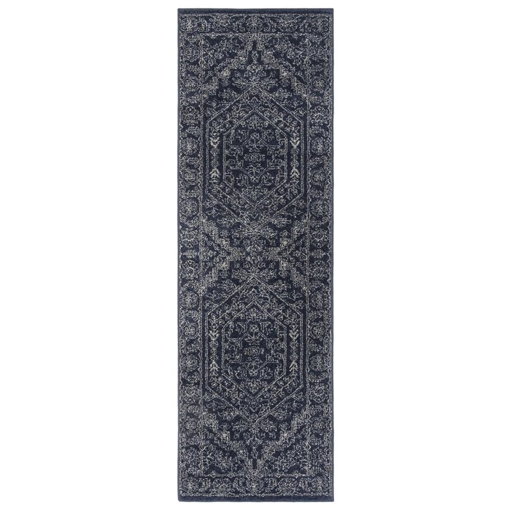 Safavieh Adirondack ADR108N 2&#39;6&quot; x 14&#39; Navy and Ivory Runner, , large