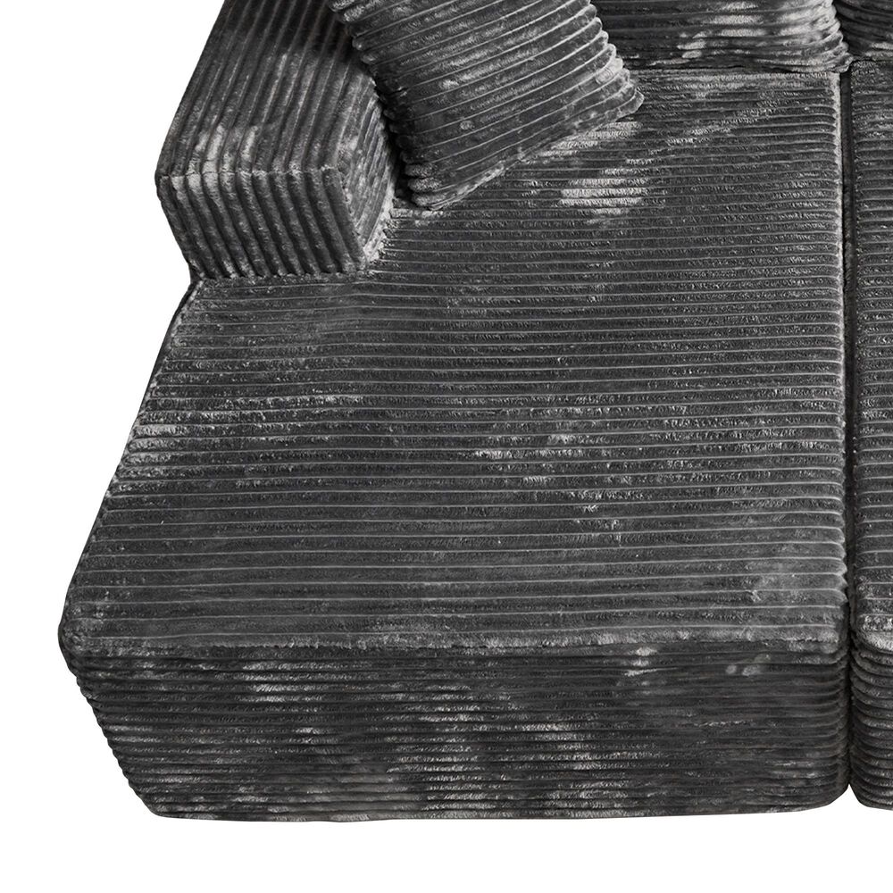 HOMLUX Sectional Sofa,  with High-Density Foam, Standard Plush Couch in Grey, , large