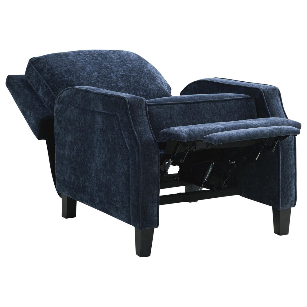 Lifestyle Solutions Shiloh Push Back Recliner in Navy Blue, , large