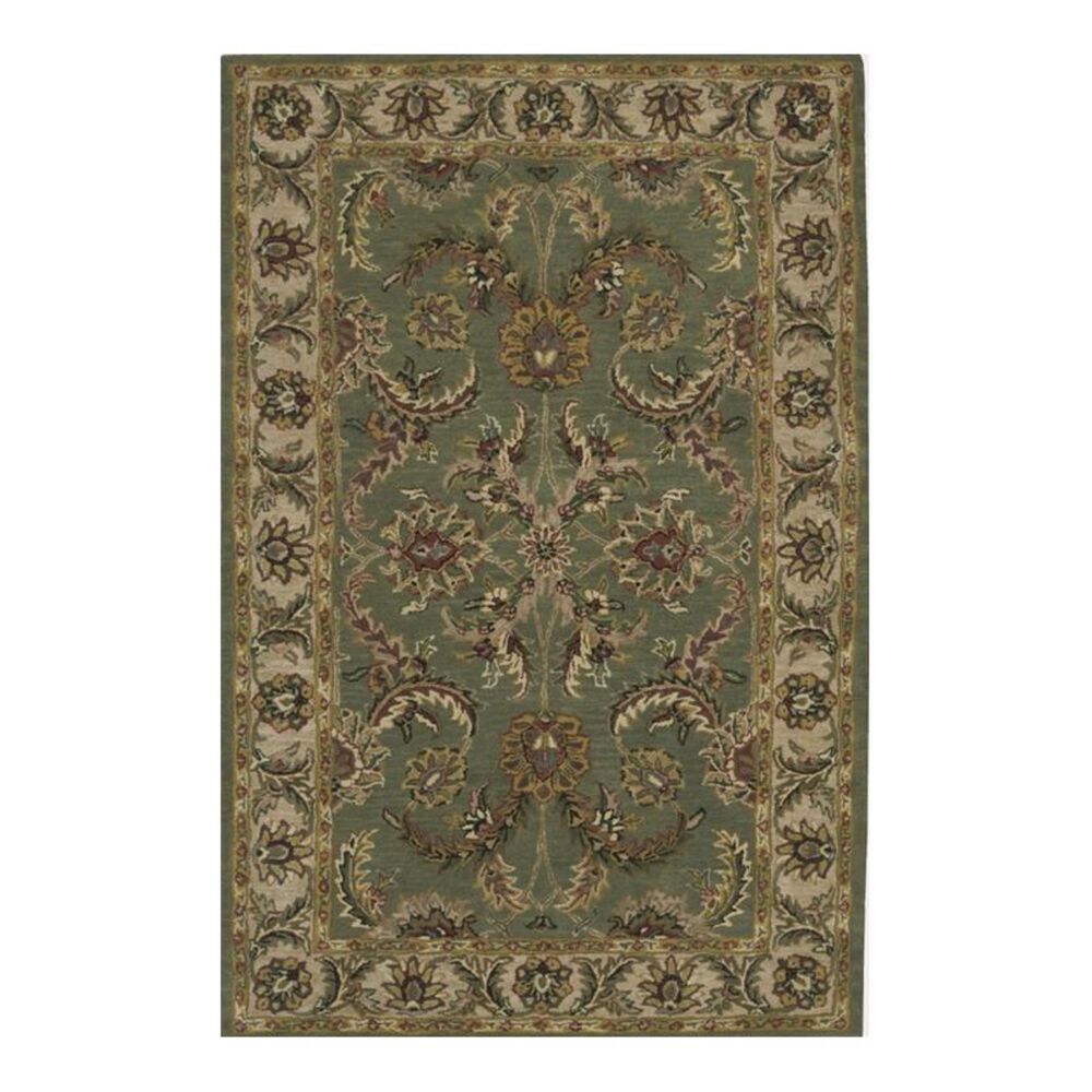 Nourison India House IH18 5' x 8' Green Area Rug, , large