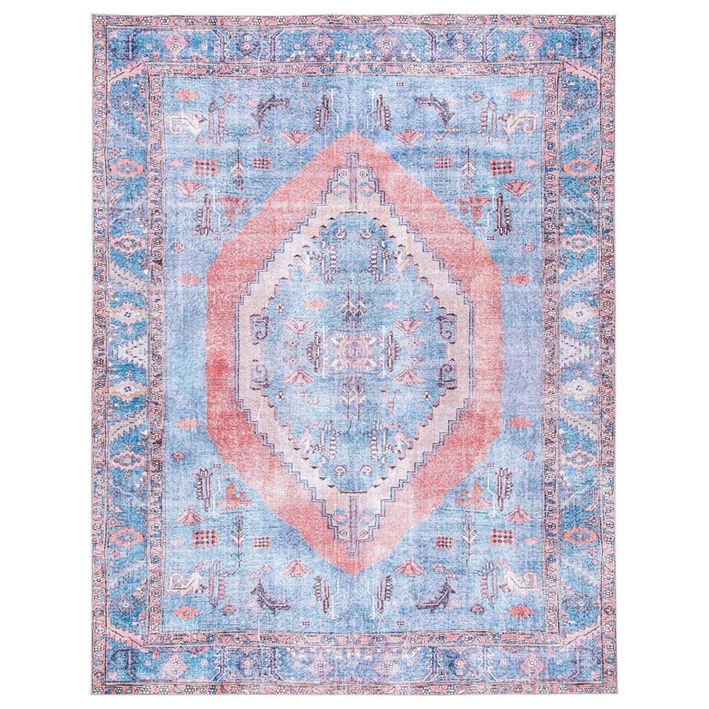 Safavieh Serapi 8" x 10" Light Blue and Beige Area Rug, , large