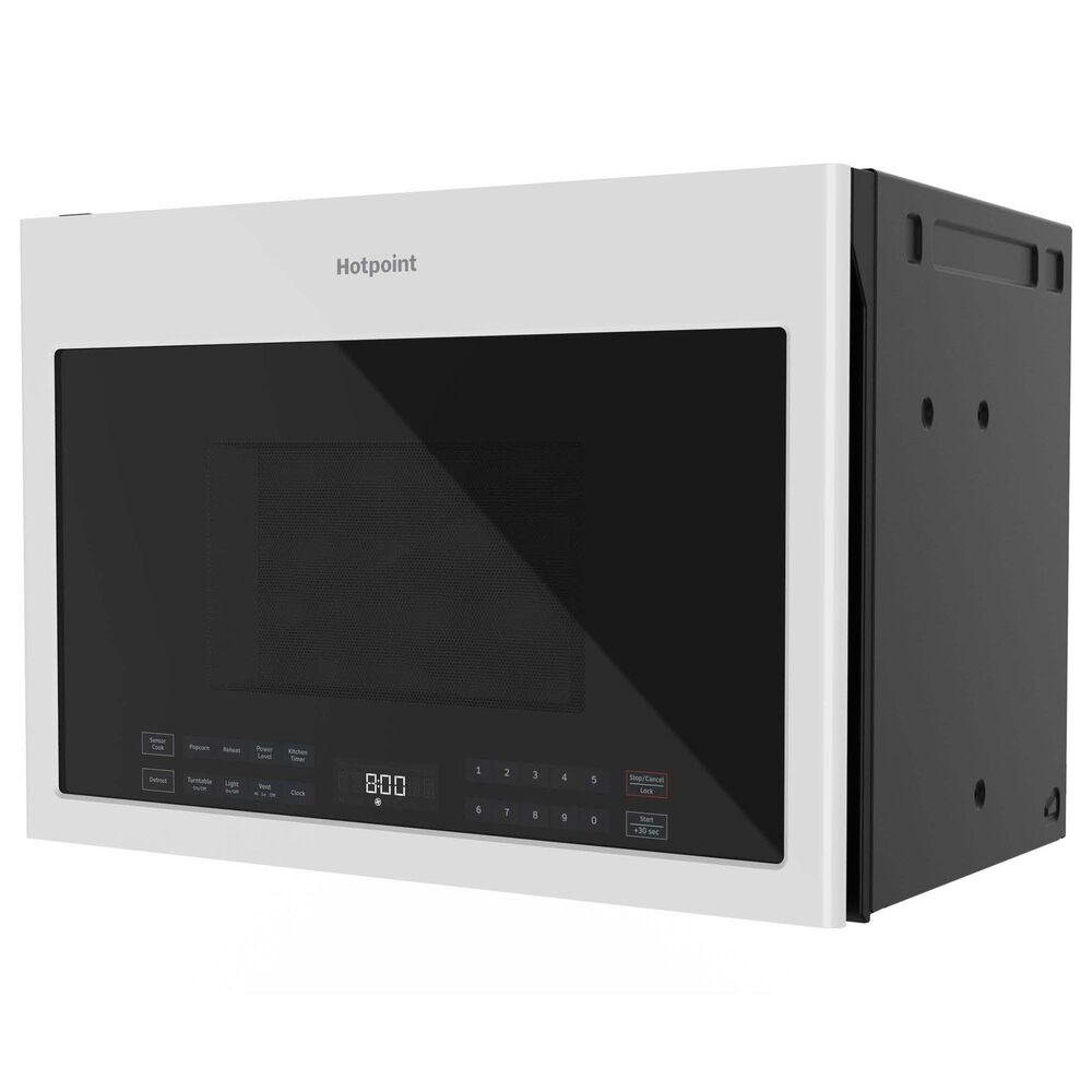 Hotpoint 1.4 Cu. Ft. Over -The-Range Microwave Oven in White, , large