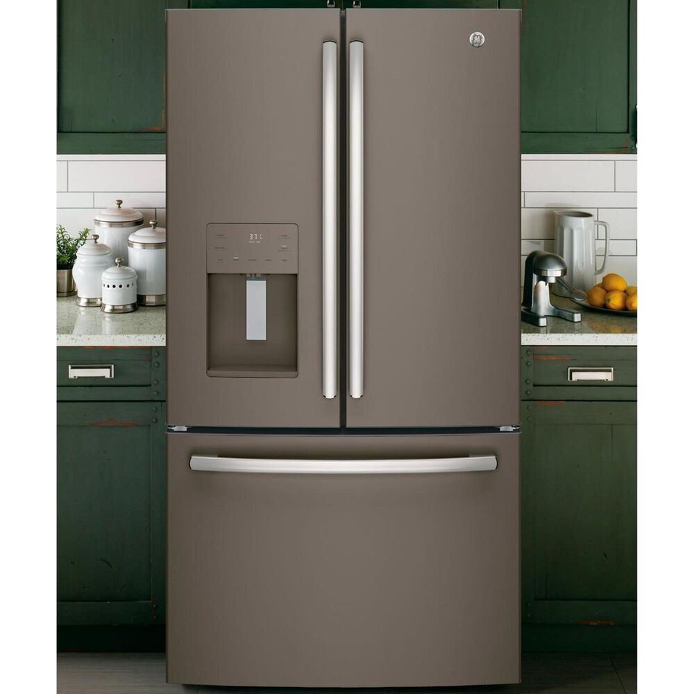 GE Appliances 25.6 Cu. Ft. French Door Refrigerator Energy Star in Slate, , large