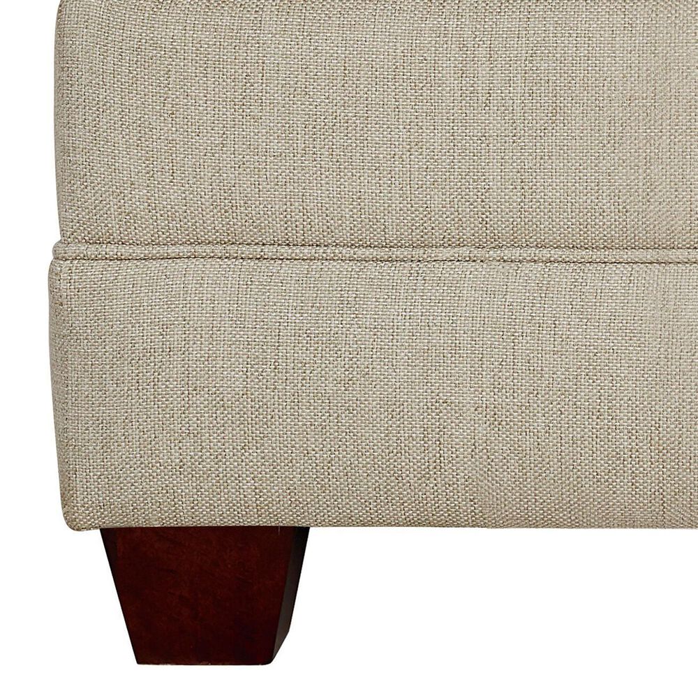 Bassett Alexander Standard Ottoman in Straw, , large
