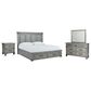 Ashley Russelyn 4 Piece King Bedroom Set in Gray, , large
