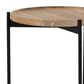 Linon Home Decor Evanston 2-Piece Nesting Table Set in Natural and Black, , large