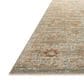 Loloi Heritage 13" x 16" Aqua and Terracotta Area Rug, , large