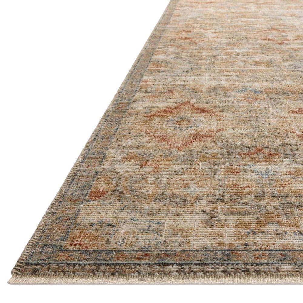 Loloi Heritage 4&#39; x 10&#39; Grey and Sunset Runner, , large