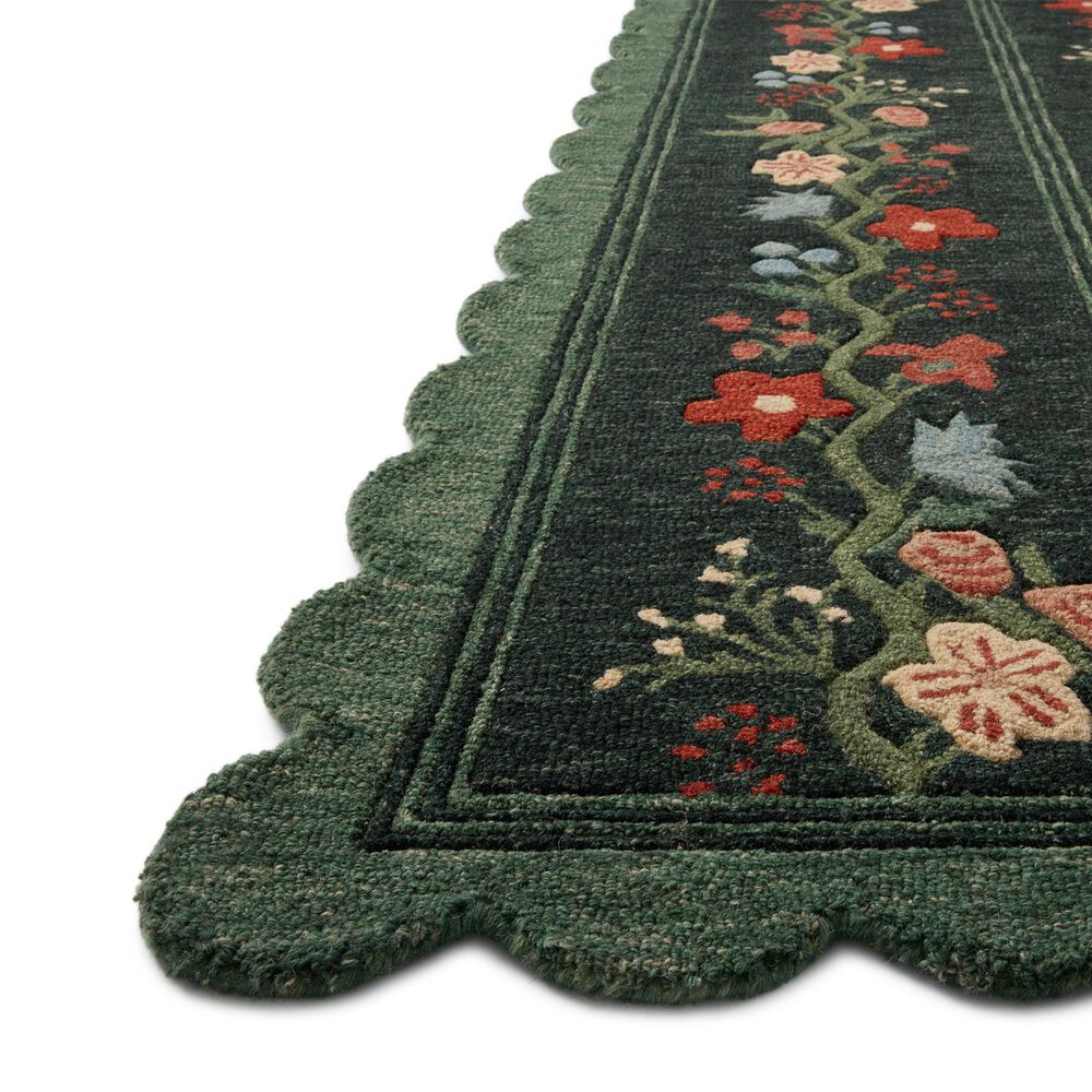 Rifle Paper Co. x Loloi Thistle Forest and Multicolor 7'9" x 9'9" Area Rug, , large