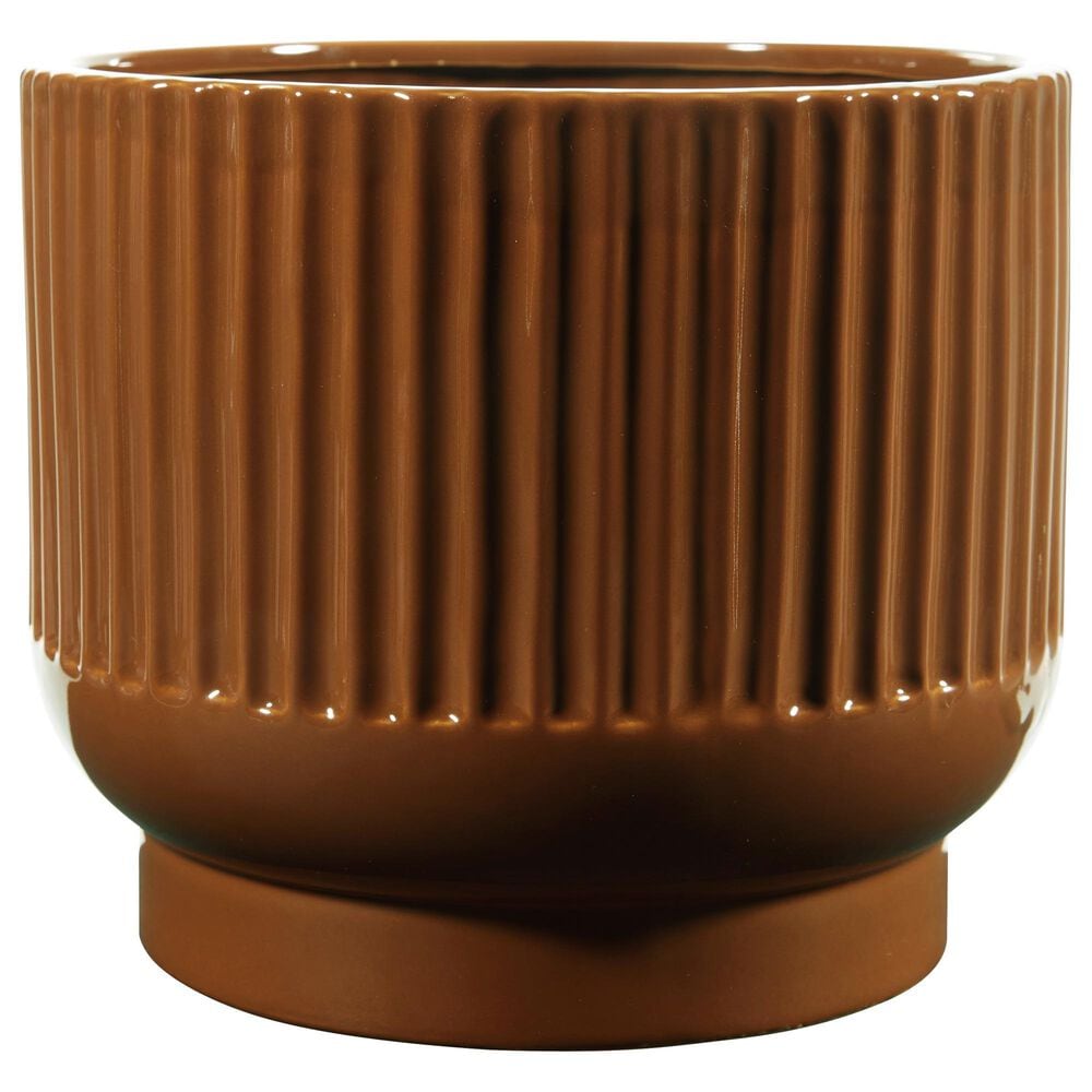 Ashley Avalyah 7.88" Vase in Burnt Umber, , large