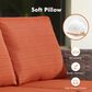 HOMLUX 5-Piece Outdoor Conversation Set in Orange Red, , large