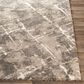 Surya Tuscany TUS-2300 White, Light Beige and Dark Brown 7"10" Square Area Rug, , large