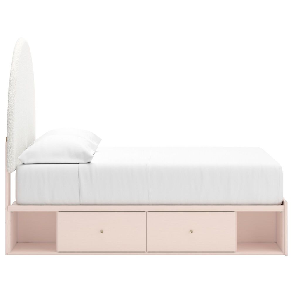 Ashley Wistenpine Full Upholstered Panel Bed with 2 Storage Units, , large