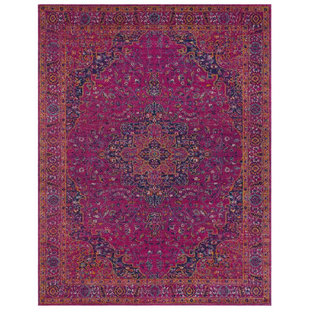 Surya Harput HAP-1008 7"10" x 10"3" Garnet, Orange and Teal Area Rug, , large