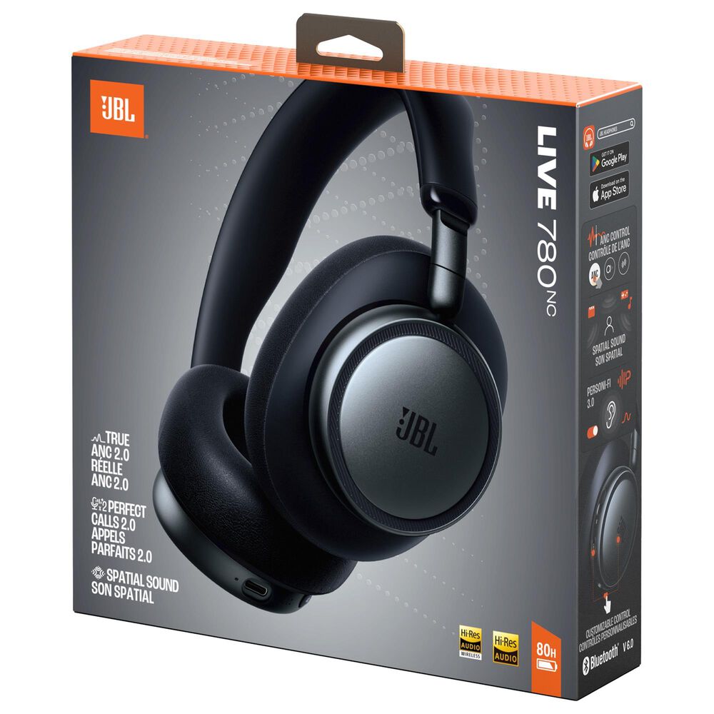 JBL Live Series Wireless Noise-Canceling Over-Ear Headphones in Black, , large