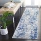 Safavieh Aston ASN704N 2" x 7" Navy and Gray Runner, , large
