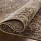 Loloi Heritage 3" x 5" Mocha and Denim Area Rug, , large