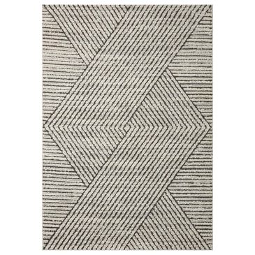 Loloi II Fabian FAB-06 2"7" x 4" Charcoal and Ivory Area Rug, , large
