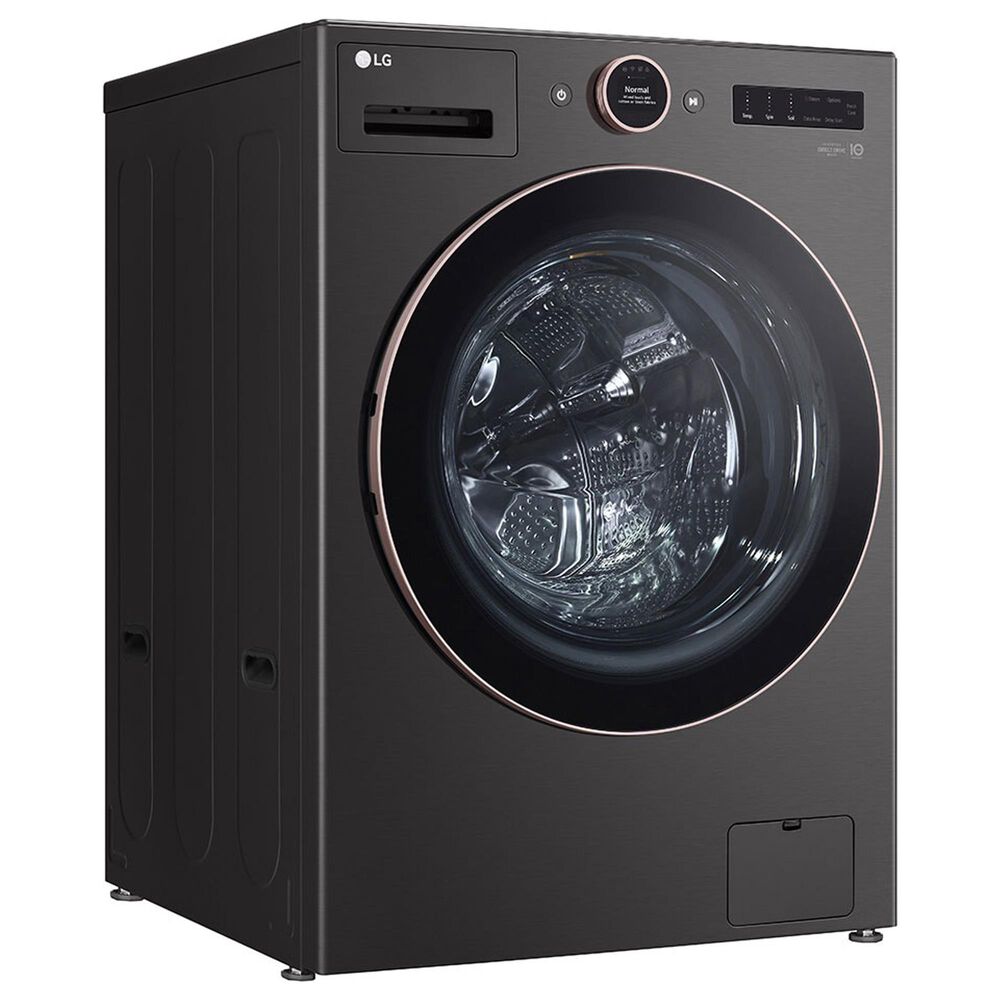 LG 5.0 Cu.Ft. Ultra Large Capacity Front Load Washer with TurboWash360 In Black, , large