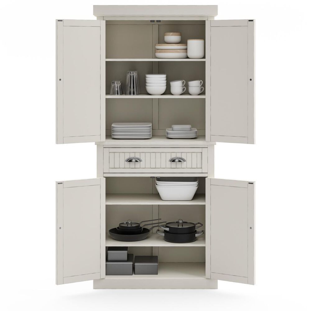 Homestyles Nantucket Pantry in Off-White, , large