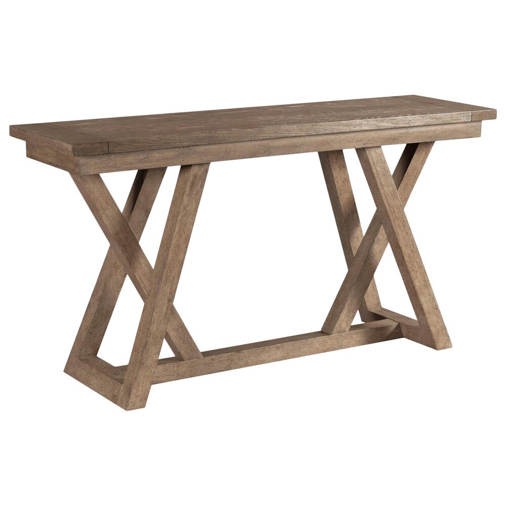 American Drew Skyline Evan Sofa Table in Smoke, , large