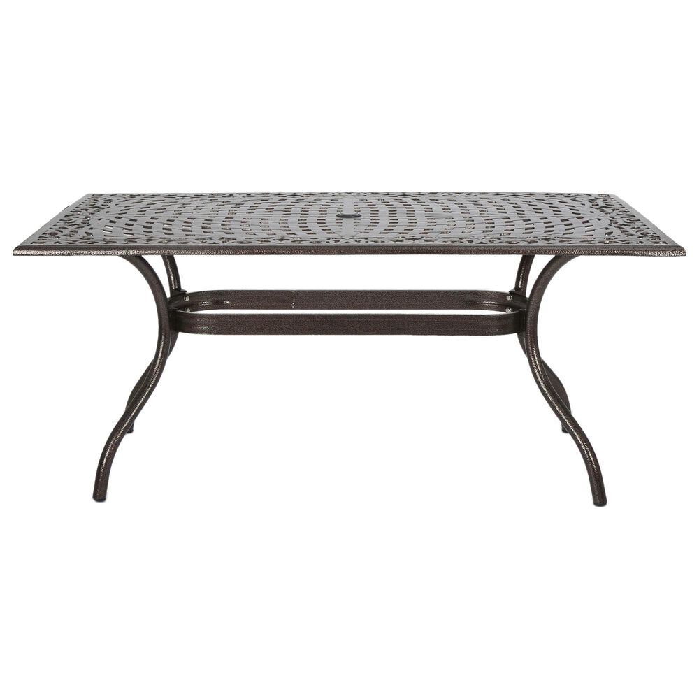 Hearth and Haven Phoenix Outdoor Rectangular Dining Table in Bronze - Table Only, , large