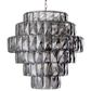 Eichholtz Chandelier Amazone L Chandelier Crystal Glass in Smoke, , large