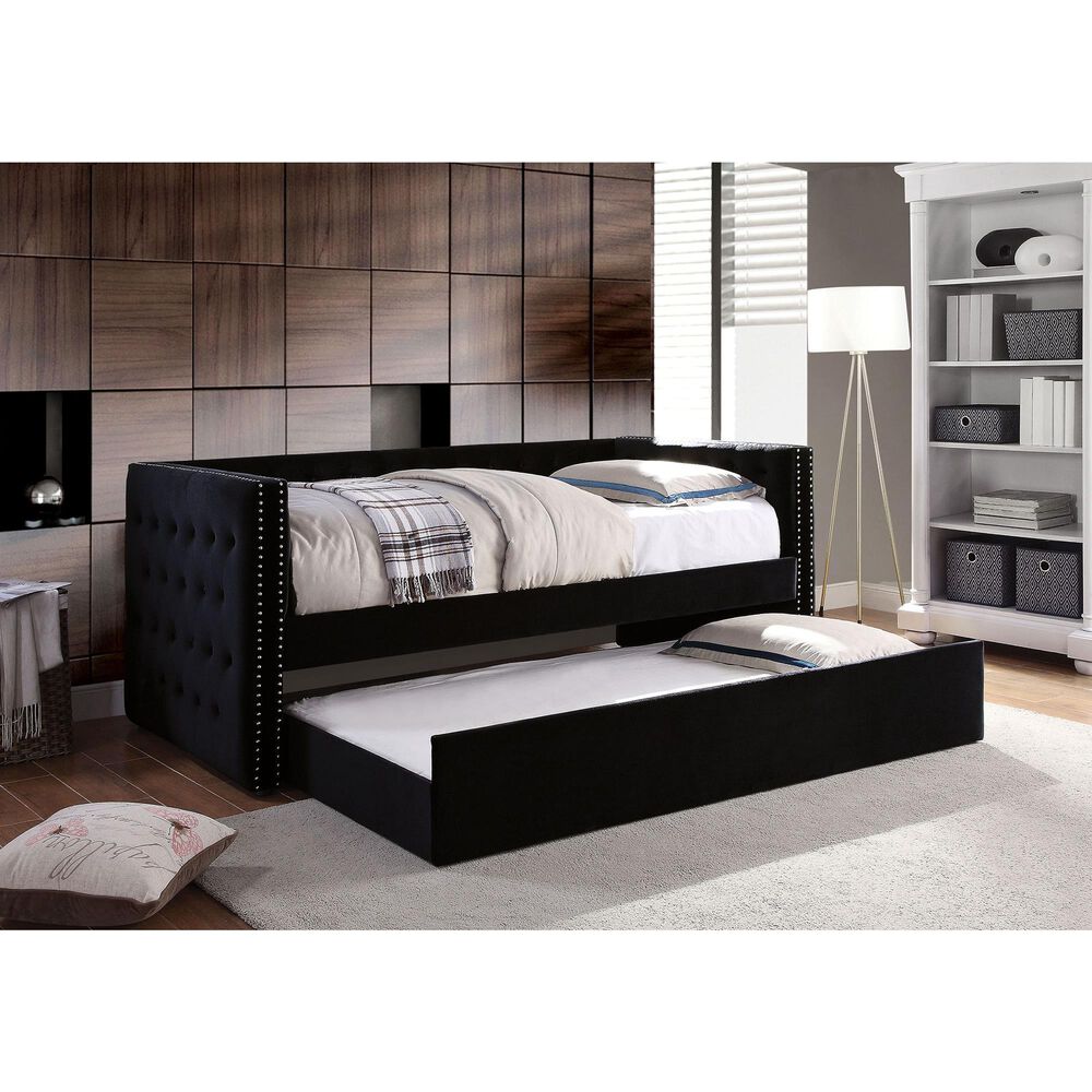 Furniture of America Rogers Daybed in Black, , large