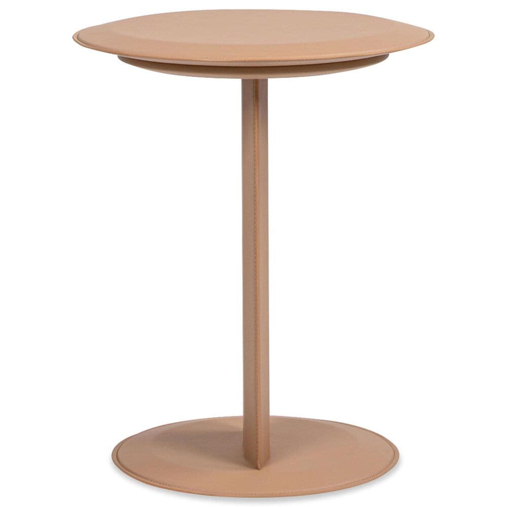 Jennifer Taylor Home Mode Side Table in Saddle Brown, , large