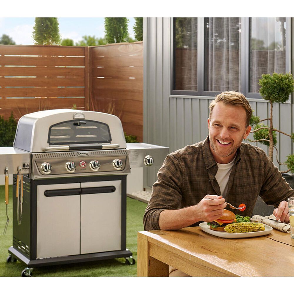 Cuisinart Propel 4-Burner 3-in-1 Gas Grill in Black and Stainless Steel, , large
