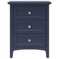 Urban Home Grace 3 Drawer Nightstand in Blueberry, , large