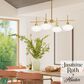 Hunter Getty Jasmine Roth 4-Light Chandelier in Luxe Gold, , large