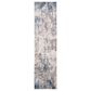 Safavieh Invista INV481 2" x 8" Grey and Blue Runner, , large