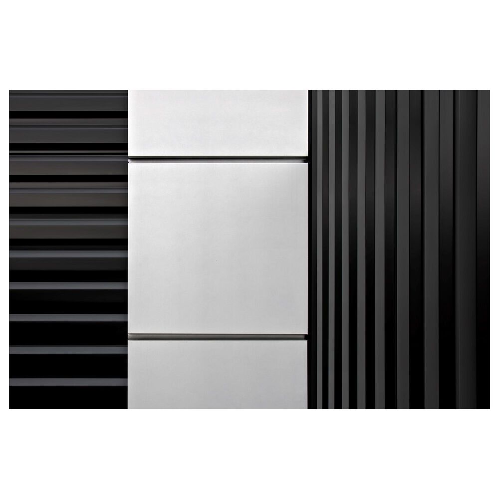 Timberlake Geometric Angle 16" x 24" Canvas Art in Gray/Black/White, , large