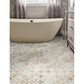 MS International Athena Gold Lola 10" x 10" Marble Mosaic Sheet, , large