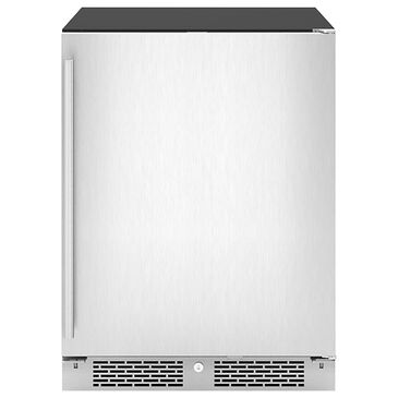 Zephyr 24" ADA Single Zone Beverage Cooler in Black and Stainless Steel, , large