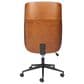 Zuo Modern Flex High Back Office Chair with Black Faux Leather in Black and Walnut, , large