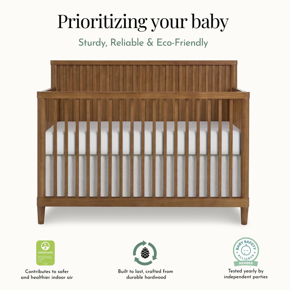 Evolur Flynn 2-Piece Crib and Dresser in Sedona, , large