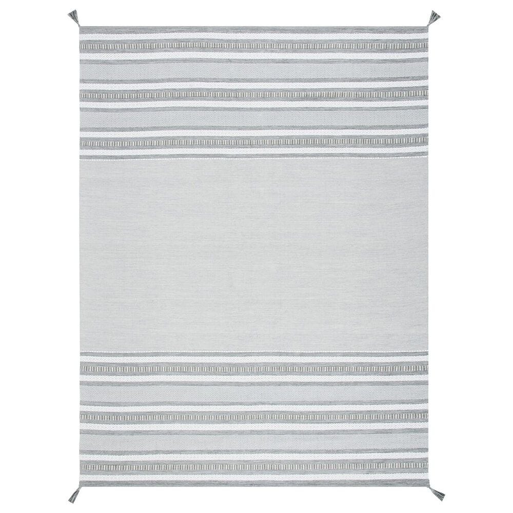 Safavieh Montauk MTK214F 8" x 10" Grey and Ivory Area Rug, , large