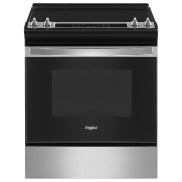 Whirlpool 4.8 Cu. Ft. Electric Range with Frozen Bake in Stainless Steel, , large