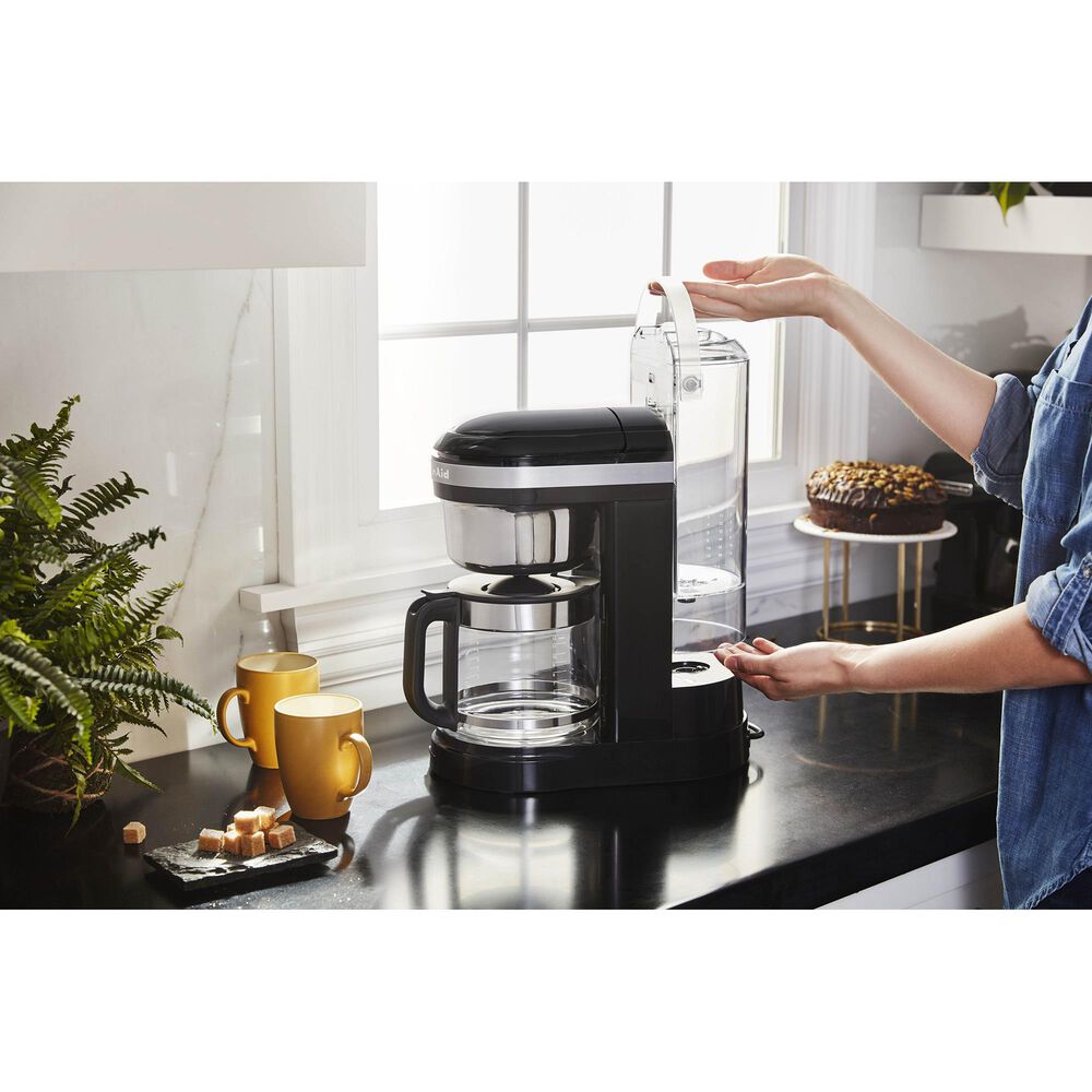 Ib Rindende browser KitchenAid 12 Cup Drip Coffee Maker with Programmable Warming Plate in Onyx  Black | NFM