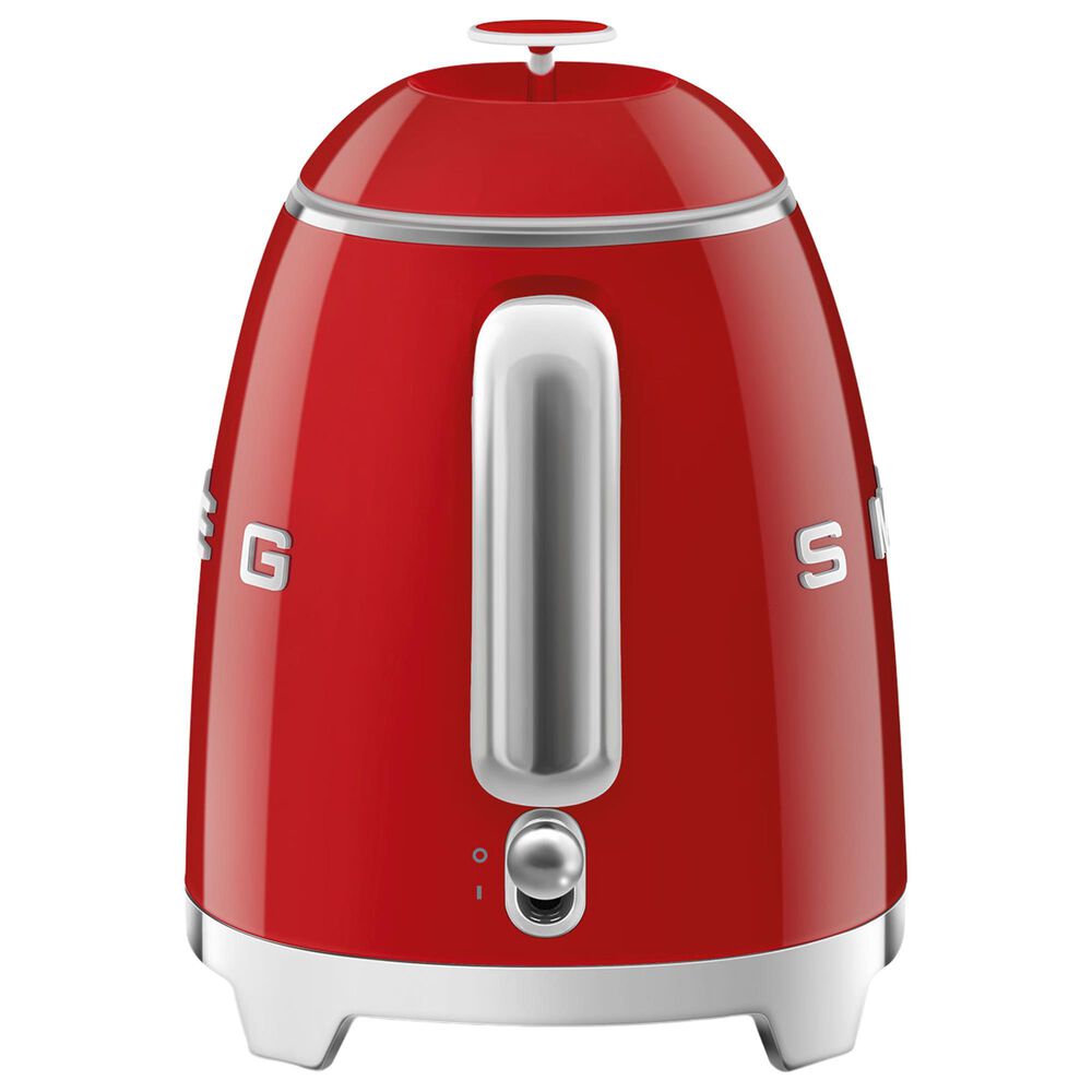 Smeg 3-Cup Stainless Steel Retro Style Mini Electric Kettle in Red, , large