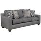 J Cooper USA Galaxy Stationary Sofa in Cinder, , large