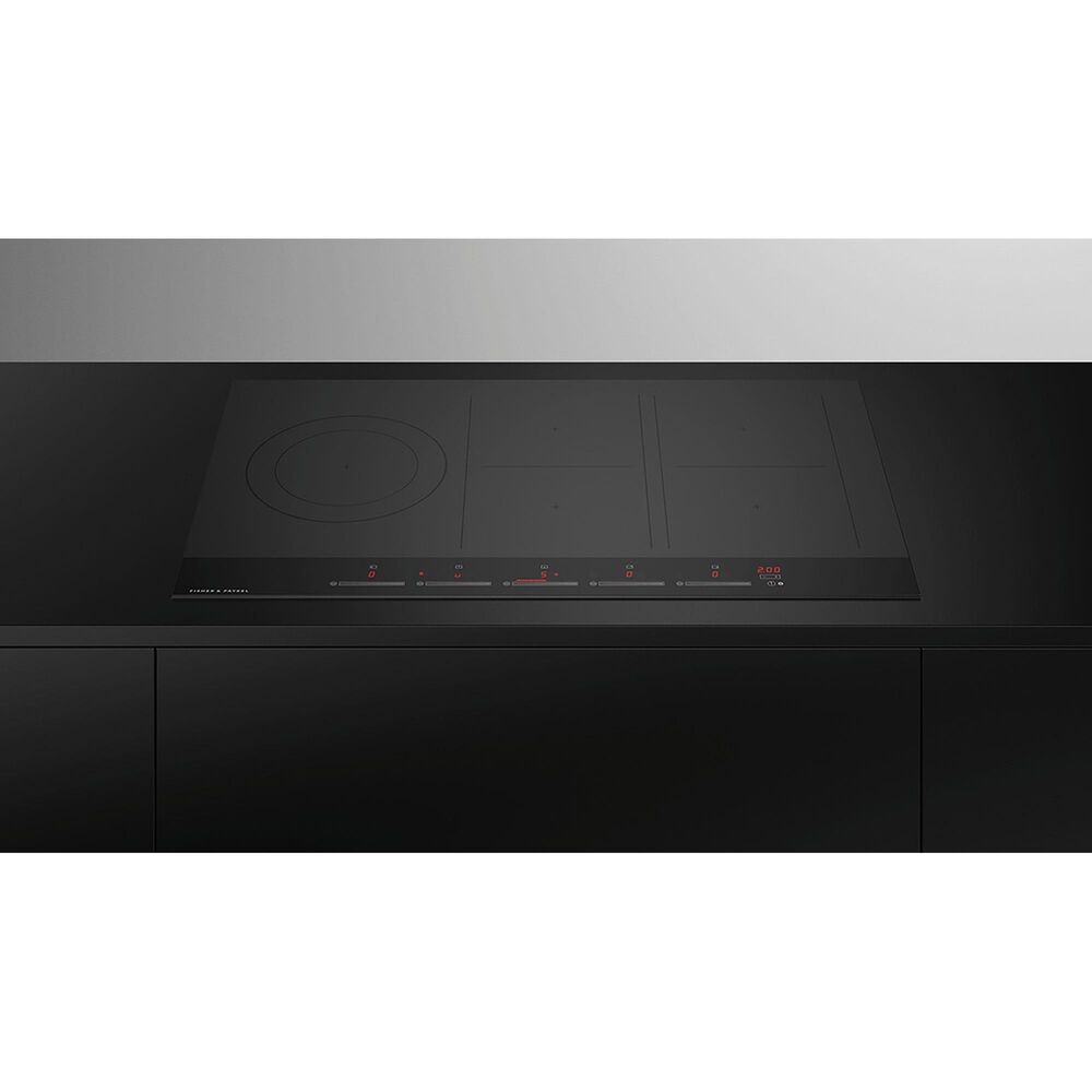 Fisher &amp; Paykel 36" Minimal Induction Cooktop with SmartZone in Black, , large