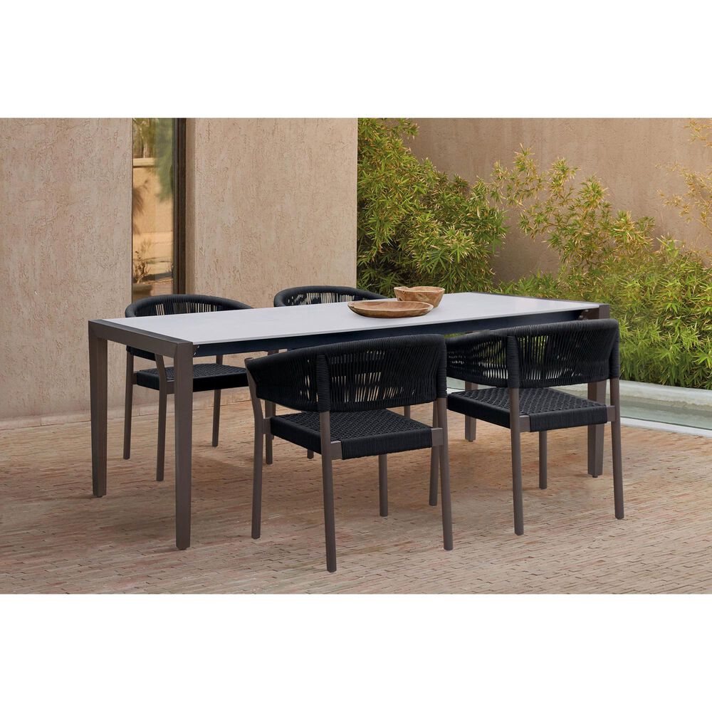 Blue River Doris Patio Dining Chair in Dark Eucalyptus and Black &#40;Set of 2&#41;, , large