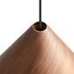 Golden Lighting Conique 1-Light Pendant in Dark Walnut, , large
