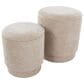 Lumisource Marla 2-Piece Upholstered Ottoman Set in Beige, , large