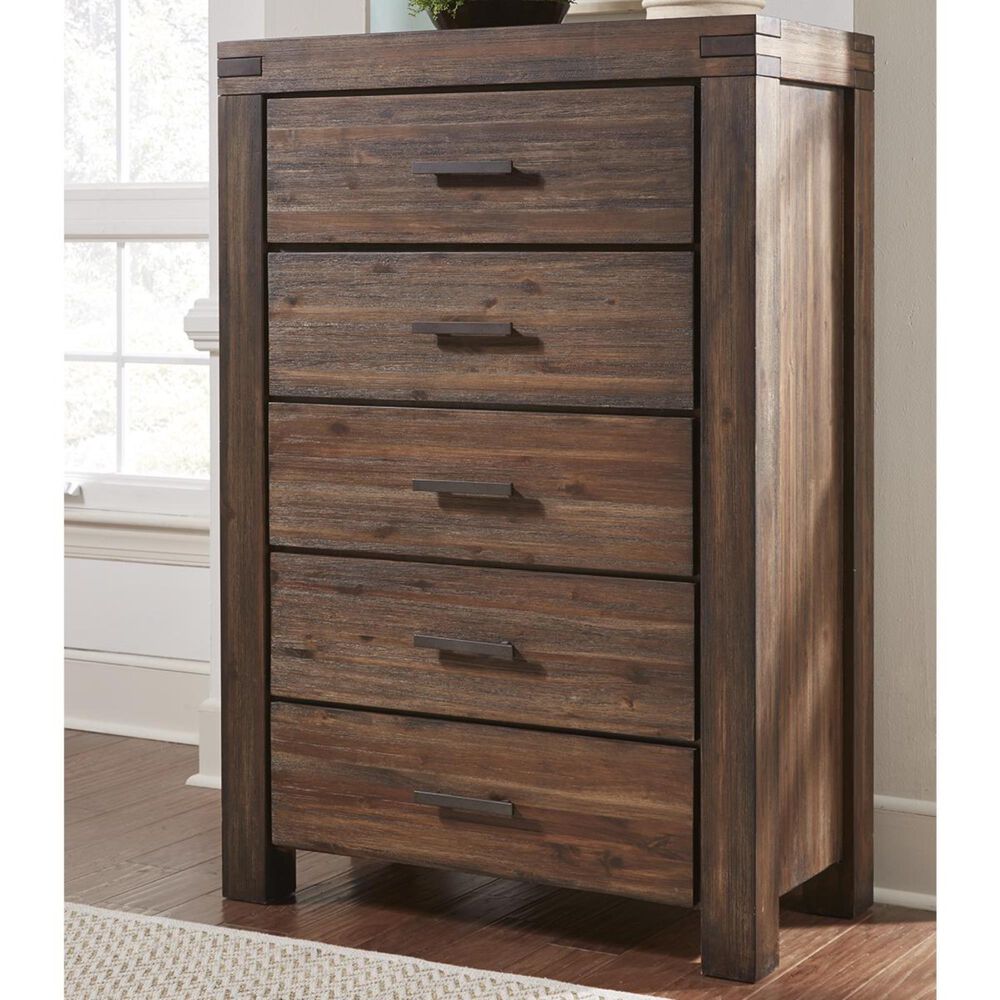Urban Home Meadow Chest in Brick Brown, , large