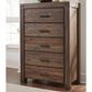 Urban Home Meadow Chest in Brick Brown, , large