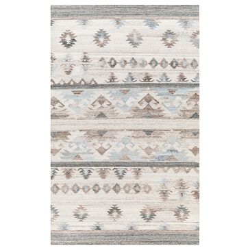 Surya Alyssa 2" x 3" Ivory, White, Black, Brown and Blue Area Rug, , large